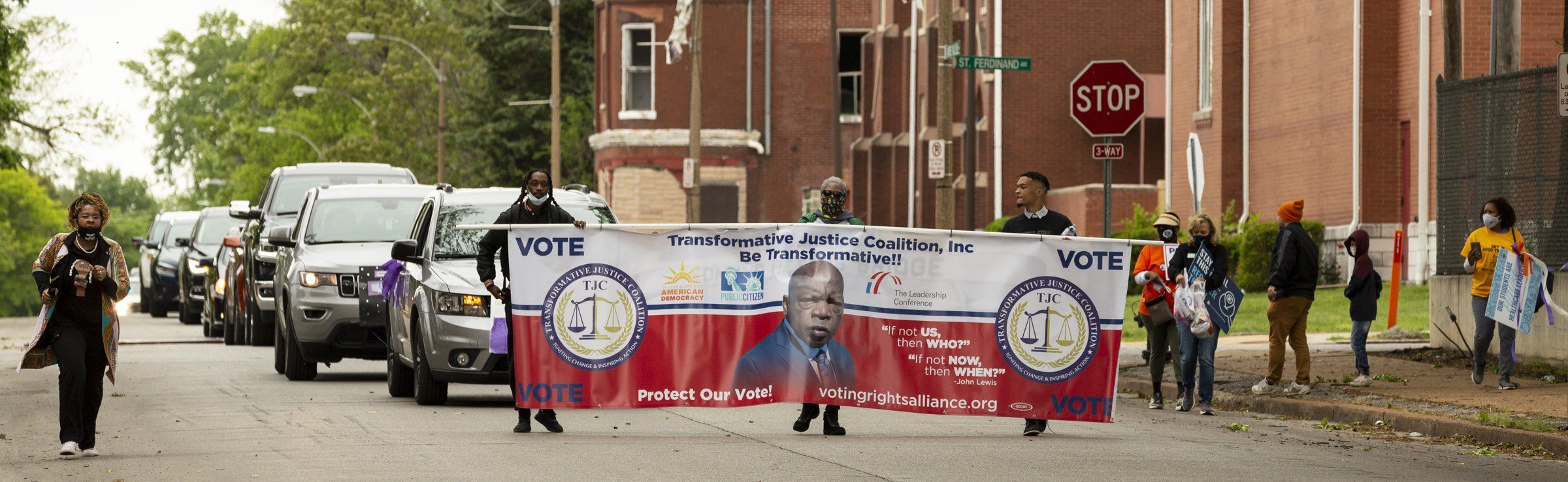 John Lewis votercade